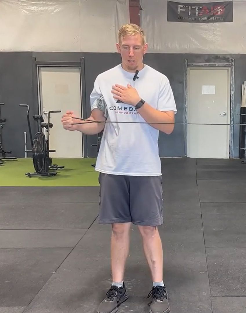 Banded External Rtoation SLAP Tear Shoulder Pain Exercises: Rehab Without Surgery | Comeback ...