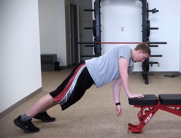 single arm serrratus press exercixe