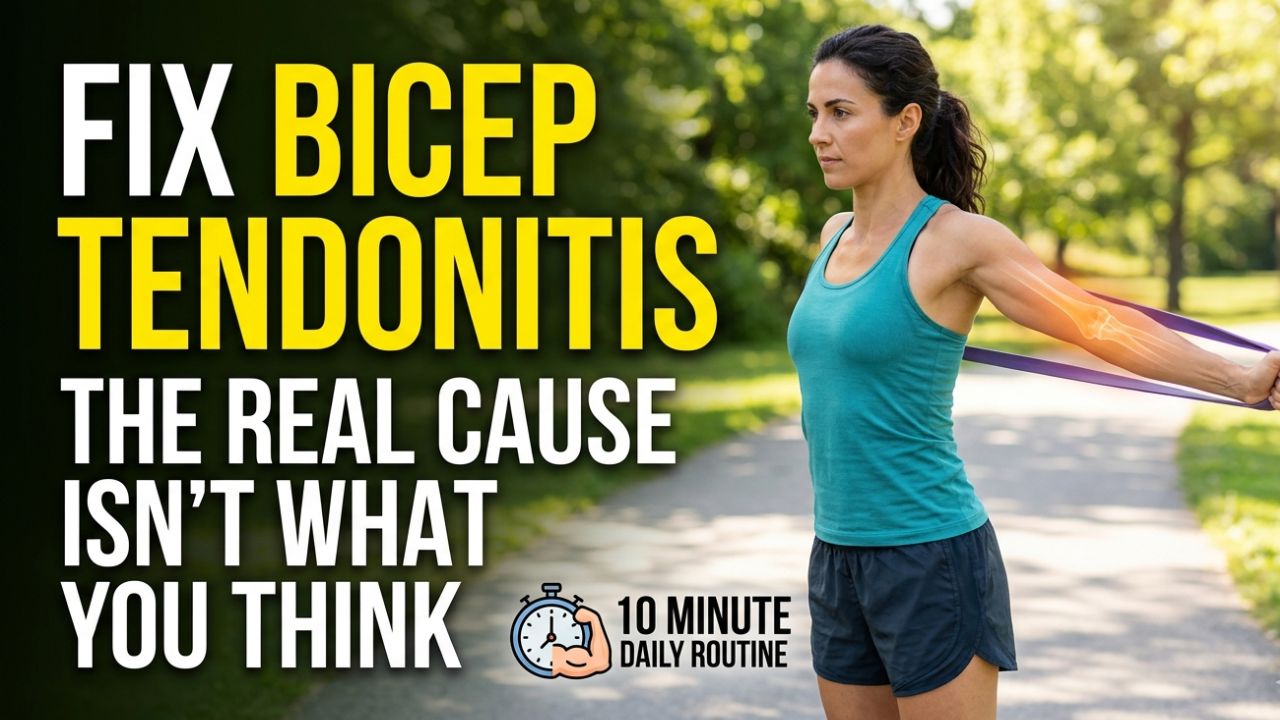 fix bicep tendonitis from lifting