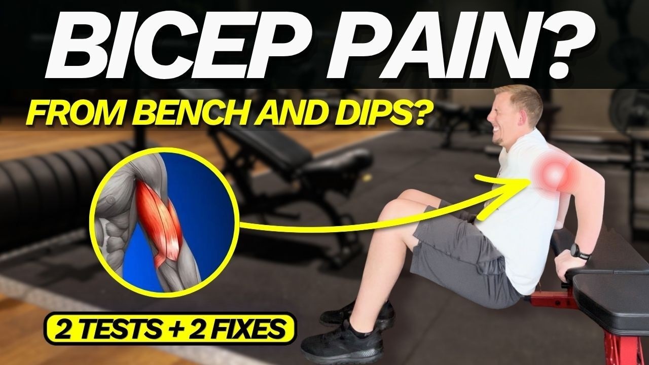 deal with front shoulder pain during bench press