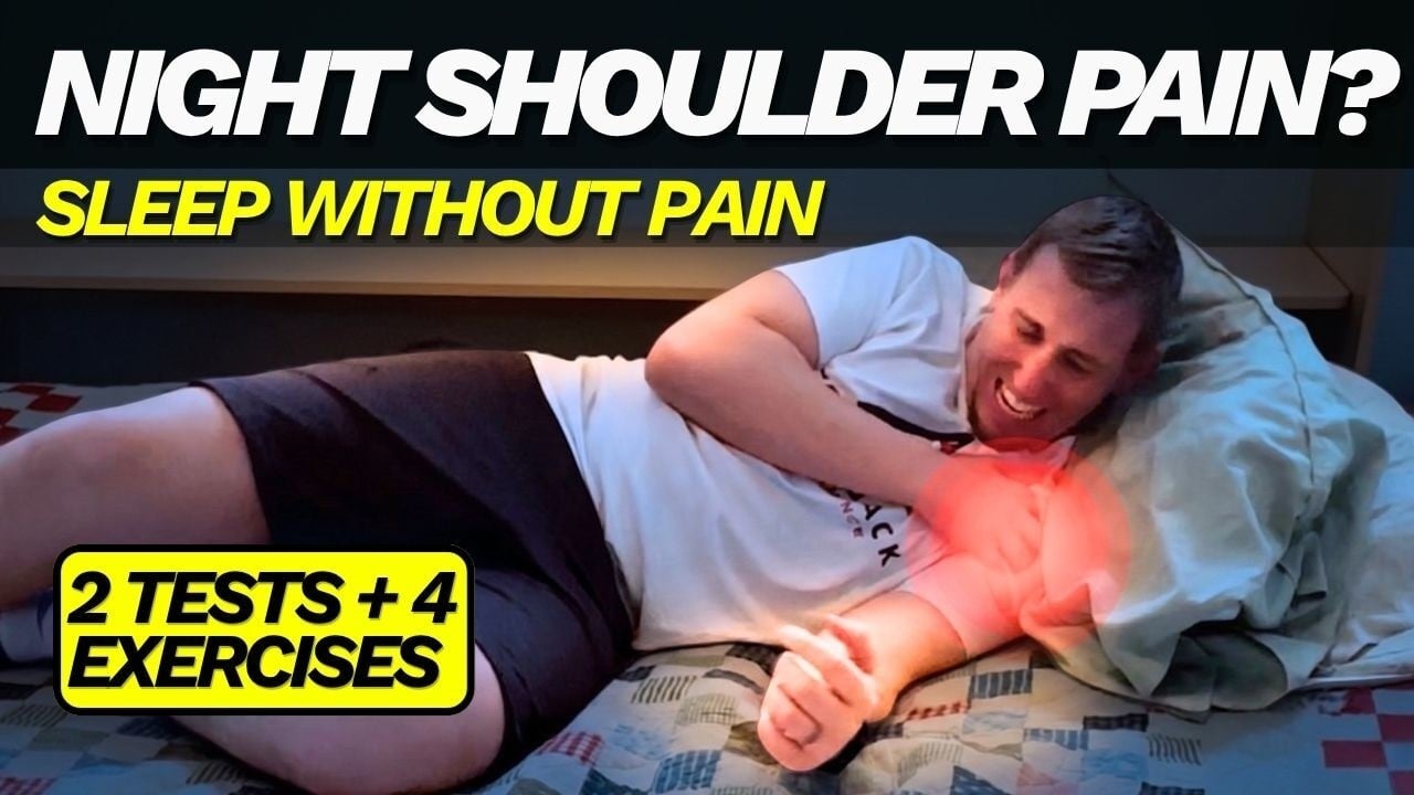fix shoulder pain at night