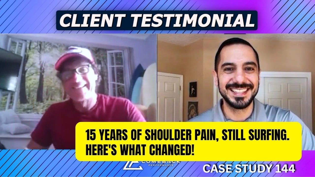 chronic shoulder pain treatment success story