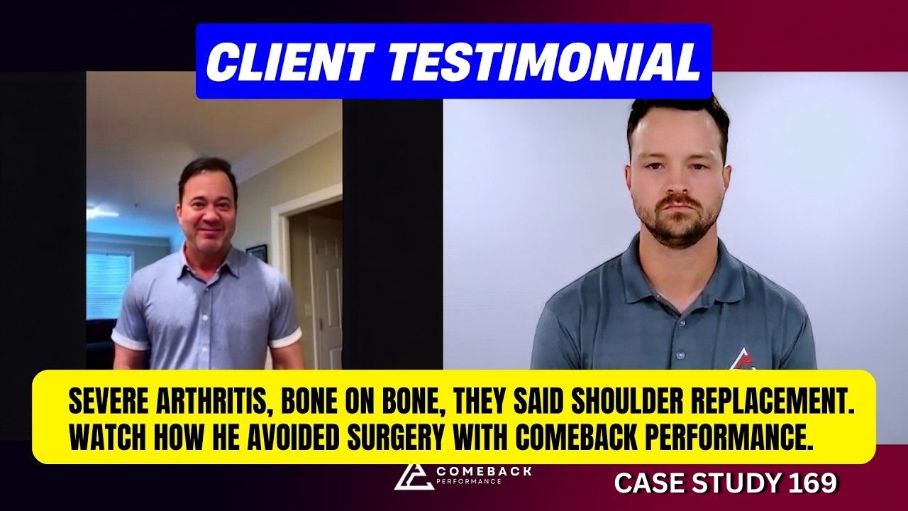avoid shoulder replacement with exercise