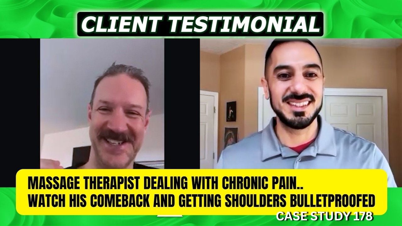 massage therapist shoulder pain recovery