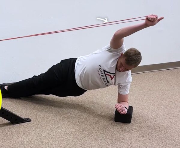 side-plank-snow-angel
